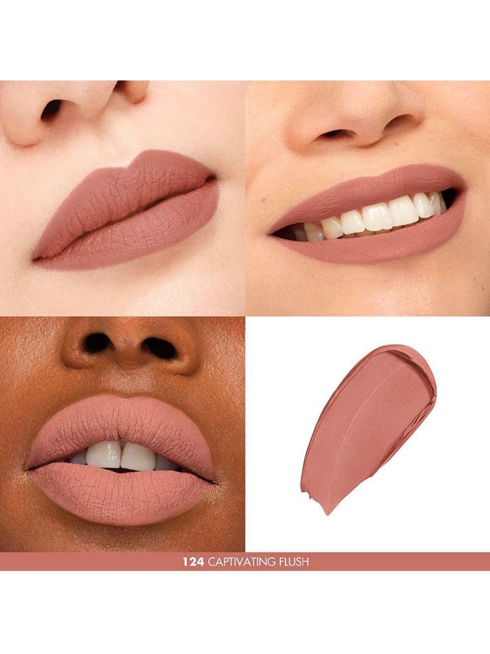 Makeup Forever Matte Lipstick in Captivating Flush (pinky nude matte) NEW! RV$39